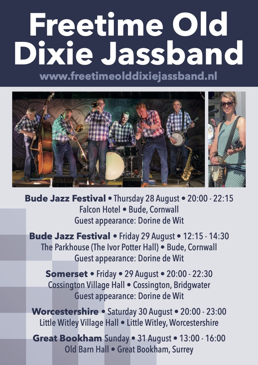 Freetime Old Dixie Jassband England Tour 2025