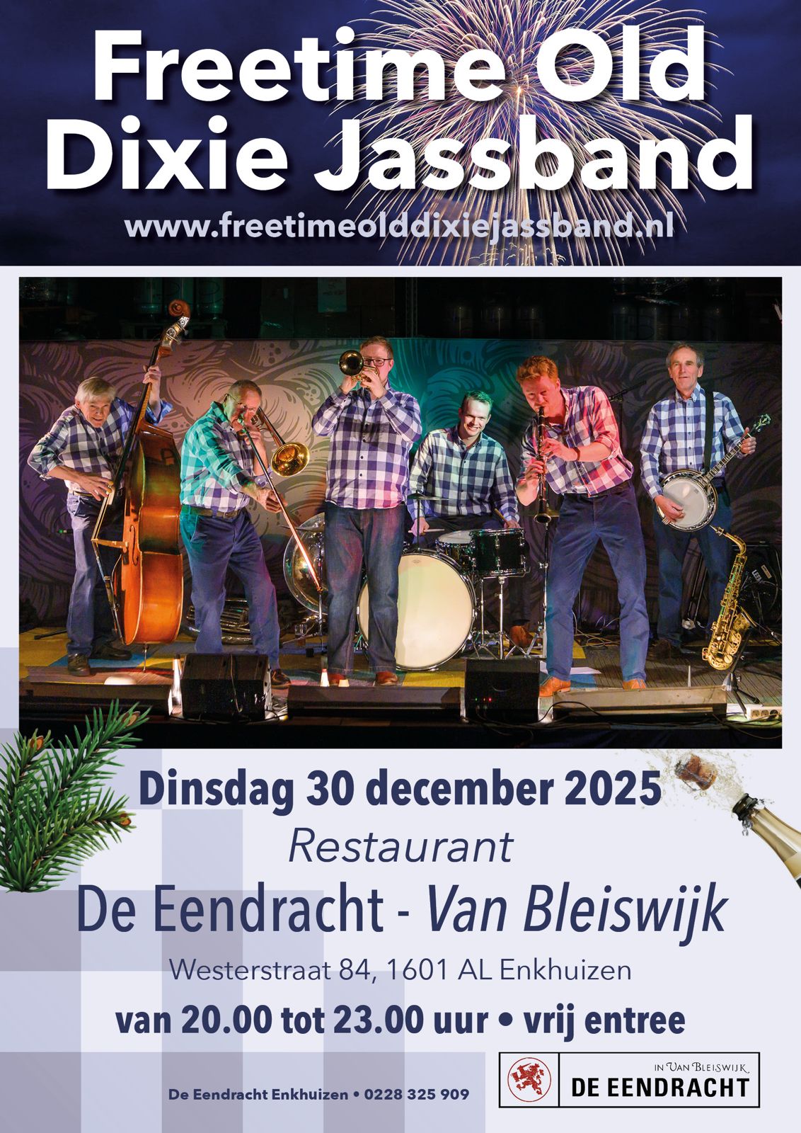 Freetime Old Dixie Jassband Eindejaarsconcert 2025