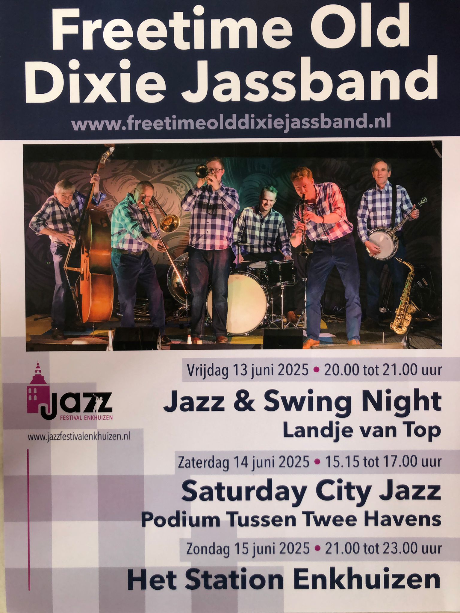 Freetime Old Dixie Jassband jazzfestival enkhuizen 2025